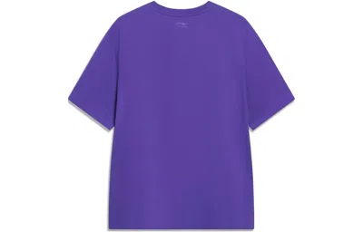 Li-ning Hoops Comics Graphic T-shirt 'purple'