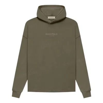 Essentials Fear Of God  Fw22 Relaxed Hoodie 'wood'