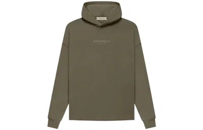 Essentials Fear Of God  Fw22 Relaxed Hoodie 'wood'