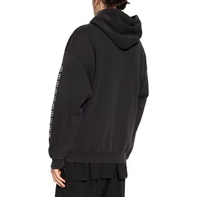 Balenciaga Bb Paris Icon Medium Fit Hoodie 'black White'