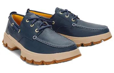Timberland Greenstride Originals Ultra Leather Boat Shoes 'blue'