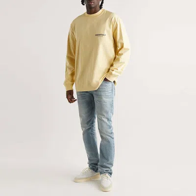 Essentials Logo Sweatshirt In Yellow