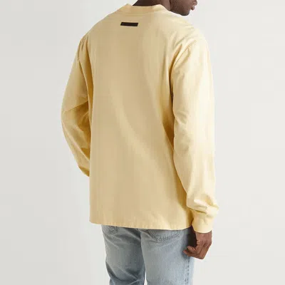 Essentials Logo Sweatshirt In Yellow