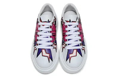 Prada (wmns)  Graphic Heart Platform Sneakers 'white Multi-color'