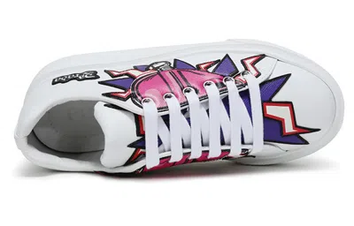 Prada (wmns)  Graphic Heart Platform Sneakers 'white Multi-color'