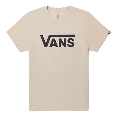 Vans Logo Printing Sports Round Neck Short Sleeve Couple Style In Neutral