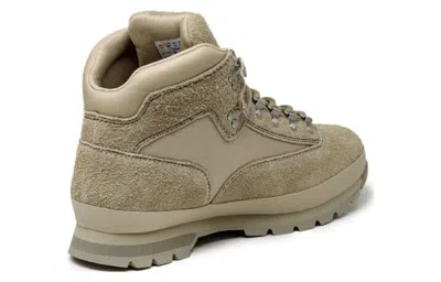 Timberland X Nonnative Euro Hiker Leather And Fabric Mid Hiker 'lt Beige Suede' In Neutral