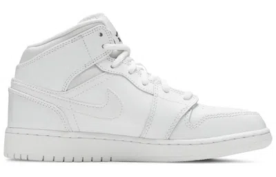 Air Jordan (gs)  1 Retro Mid 'white'