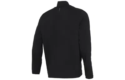 Puma Men's Regular-fit Full-zip Windbreaker In Black