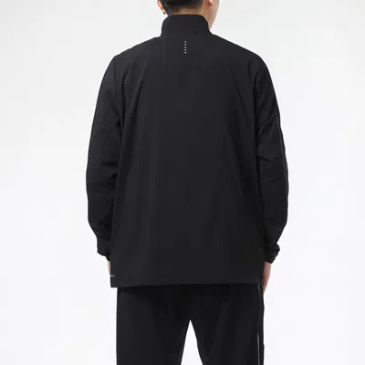 Puma Men's Regular-fit Full-zip Windbreaker In Black