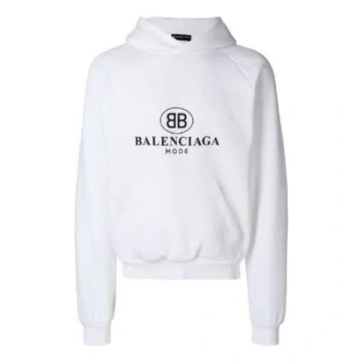 Balenciaga Bb Mode Hoodie 'white'