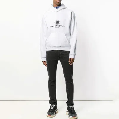 Balenciaga Bb Mode Hoodie 'white'