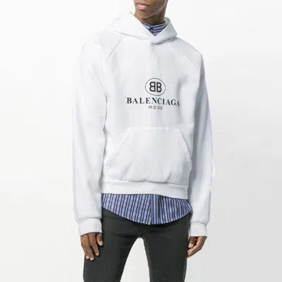 Balenciaga Bb Mode Hoodie 'white'