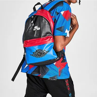 Nike Air Jordan 1 Backpack 'blue Red Black' In Multi