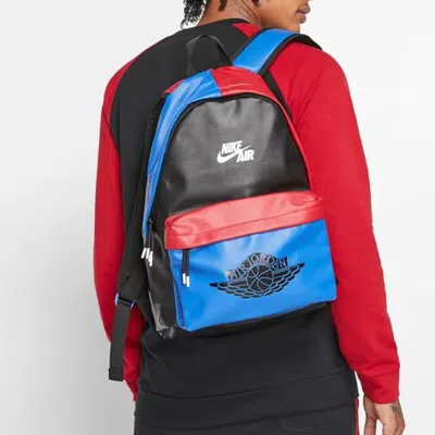 Nike Air Jordan 1 Backpack 'blue Red Black' In Multi