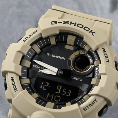Casio G-shock Analog-digital 'brown' In Gray