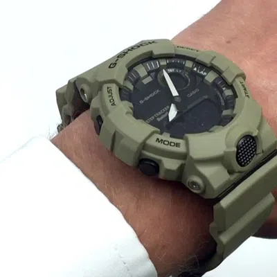 Casio G-shock Analog-digital 'brown' In Gray
