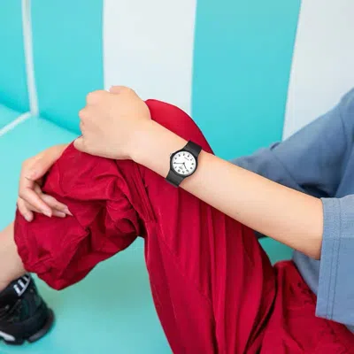 Casio Waterproof Unisex Black Analog In Blue