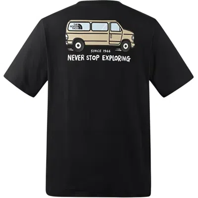 The North Face Mens Box Nse Celebration Short-sleeve Cotton-jersey T-shirt Tnf Black