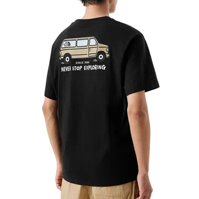 The North Face Mens Box Nse Celebration Short-sleeve Cotton-jersey T-shirt Tnf Black