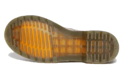 Dr. Martens 1460 Combat Boots In Taupe Leather In Multi