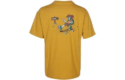 Converse Explorer Graphic T-shirt 'yellow' In White