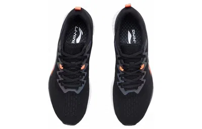 Li-ning Dark Horse 4 'black Metallic Silver Orange' In Black