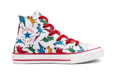 Converse (ps)  Chuck Taylor All Star Dinosaurs High Top 'white Red' In White