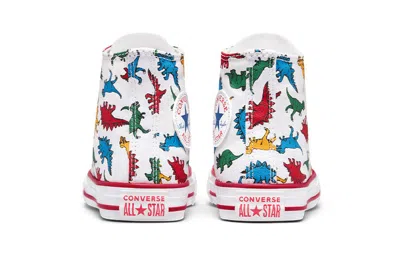 Converse (ps)  Chuck Taylor All Star Dinosaurs High Top 'white Red' In White
