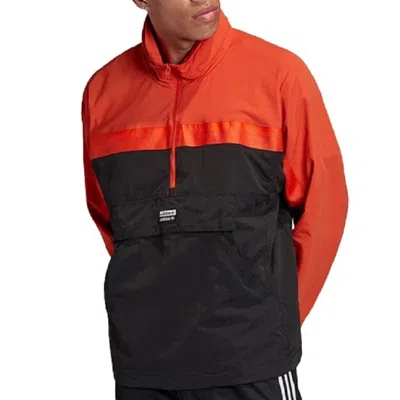 Adidas Originals Track Top D Jacket Fm2278 'black' In Orange