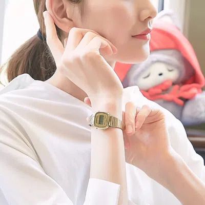 Casio Standard Series Classic Small Cube Retro Waterproof Spring And Summer New Release Watch Gold D