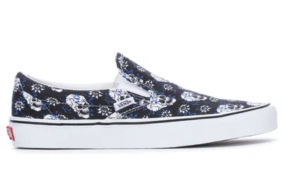 Vans Classic Slip-on 'flash Skull' In Multi