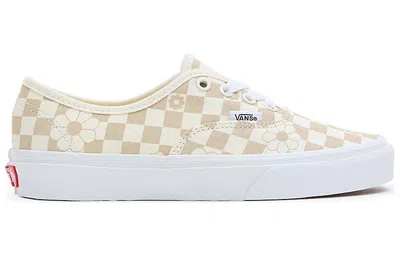 Vans Floral Check Authentic 'beige White'