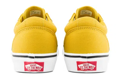 Vans Orange Polyester Sneaker In Yellow