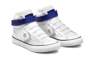 Converse Pro Blaze Strap K 'white Blue Silver'