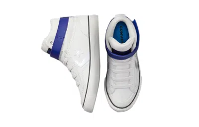 Converse Pro Blaze Strap K 'white Blue Silver'
