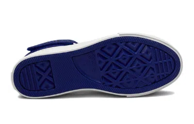 Converse Pro Blaze Strap K 'white Blue Silver'