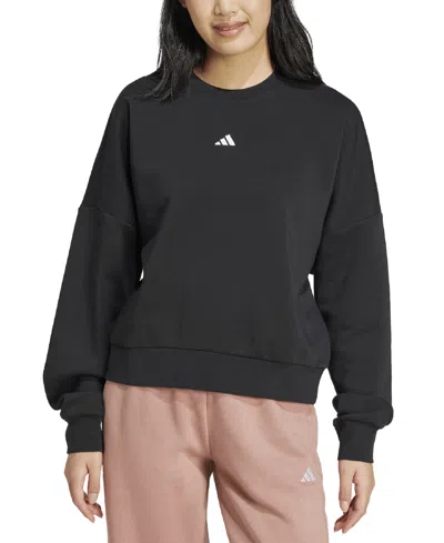 Adidas Originals Women's Originals Essentials Fleece Long Oversized Crewneck Sweatshirt