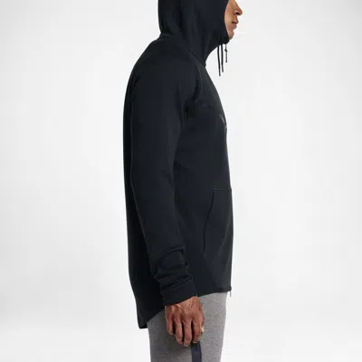 Nike Tech Windrunner Zip Hoodie In Black