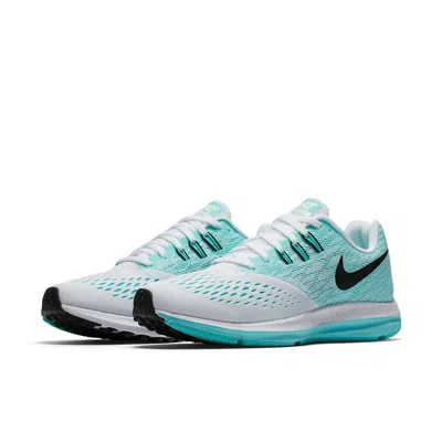 Nike (wmns)  Air Zoom Winflo 4 'white Teal' In Green