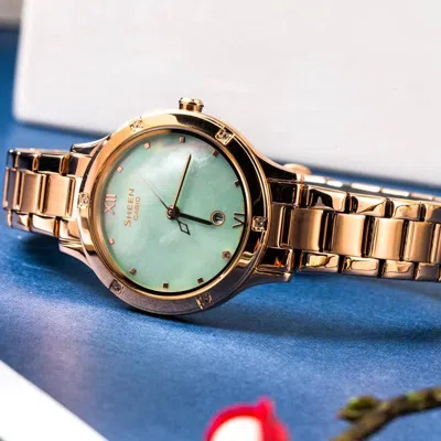 Casio Sheen Fashion Elegant Analog Watch 'wonder Quartz' In Gold