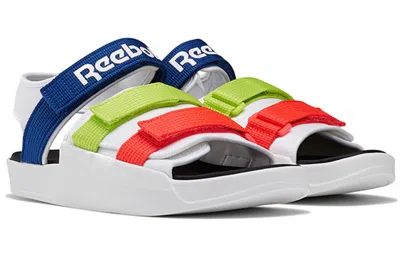 Reebok Classic Style Sandal 'white Blue Green' In Multi