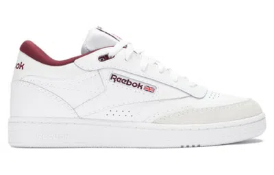 Reebok Classics Club C Mid Ii 'white Classic Maroon'