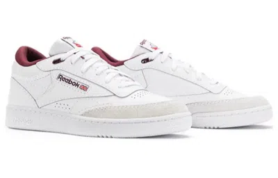 Reebok Classics Club C Mid Ii 'white Classic Maroon'
