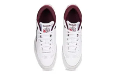 Reebok Classics Club C Mid Ii 'white Classic Maroon'