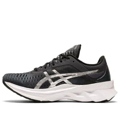 Asics (wmns)  Novablast Platinum 'carrier Grey Silver' In Black