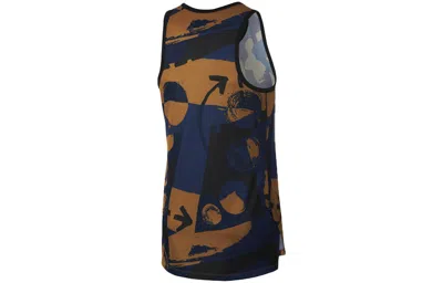Nike Kd Durant Men's Basketball Sports Casual Vest Men's Blue/yellow In Multi