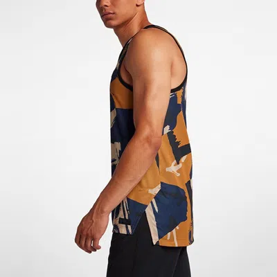 Nike Kd Durant Men's Basketball Sports Casual Vest Men's Blue/yellow In Multi