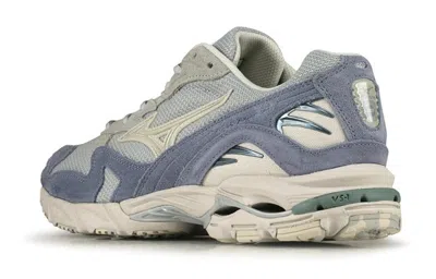 Mizuno Wave Rider 10 'grey Blue' In Gray
