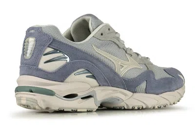Mizuno Wave Rider 10 'grey Blue' In Gray